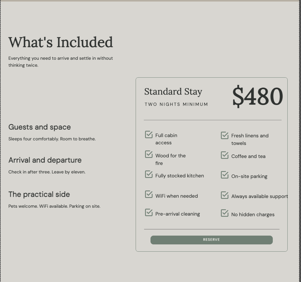 Airbnb Vacation Rental Website Template | Showit Direct Booking (Instant Download)