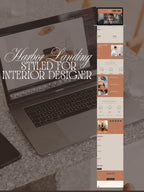 Harbor Landing Showit Template | One Page | Service Provider  | Virtual Assistant | Coach Website